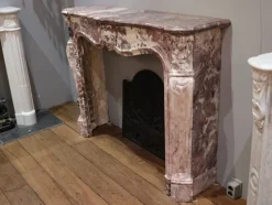 Best Pamono 19th Century French Pink Marble Mantelpiece