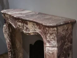 Best Pamono 19th Century French Pink Marble Mantelpiece