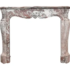 Outlet Pamono 19th Century French Pink Marble Mantelpiece