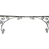 Pamono 19th Century French Wrought Iron Gate Post Corners, 1850s, Set of 2> Architectural Elements