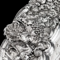 Sale Pamono 19th Century Georgian English Solid Silver Salver Tray from John Edward Terrey