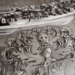 Pamono 19th Century Georgian Silver Magnificent Soup Tureen, Birmingham, 1827><noscript><img width=