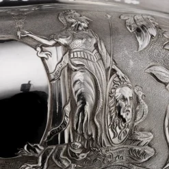 Pamono 19th Century Georgian Silver Magnificent Soup Tureen, Birmingham, 1827><noscript><img width=