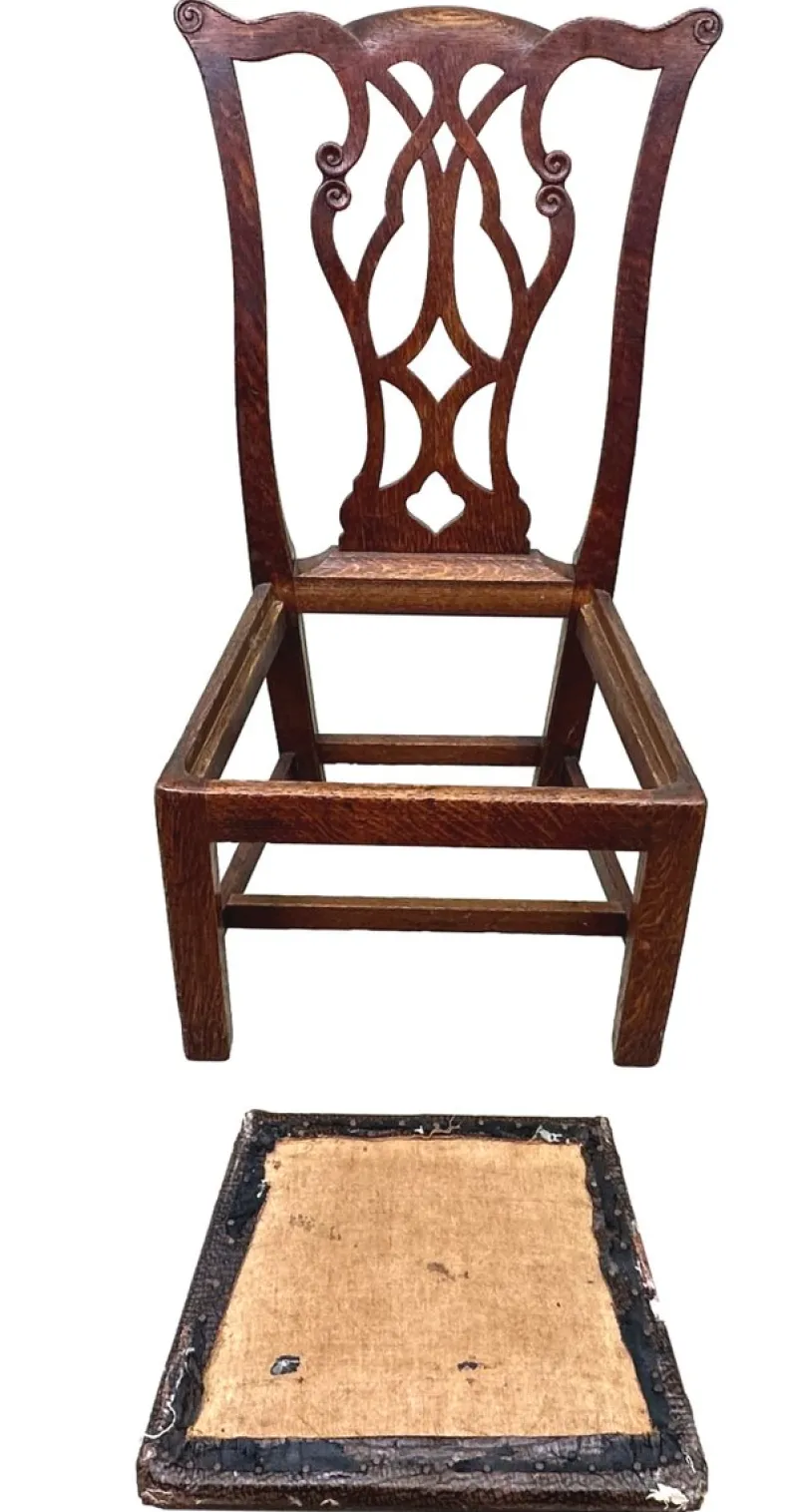 Pamono 19th Century Georgian Style Oak Children's Chair, 1880> Children's Chairs
