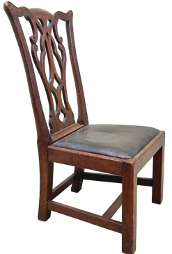 Pamono 19th Century Georgian Style Oak Children's Chair, 1880><noscript><img width=