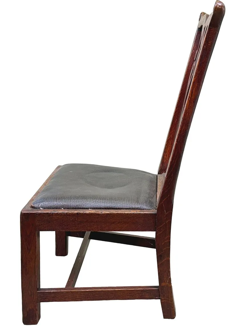 Pamono 19th Century Georgian Style Oak Children's Chair, 1880> Children's Chairs