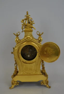 Best Pamono 19th Century Gilt Bronze Clock