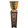 Pamono 19th Century Glazed Ceramic Planter, 1890> Planters And Jardiniere