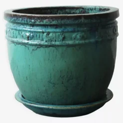 Online Pamono 20th Century Glazed Terracotta Planter