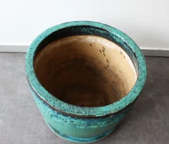 Online Pamono 20th Century Glazed Terracotta Planter