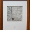 Pamono 15th Century Gothic Illuminated Manuscript Parchment> Posters