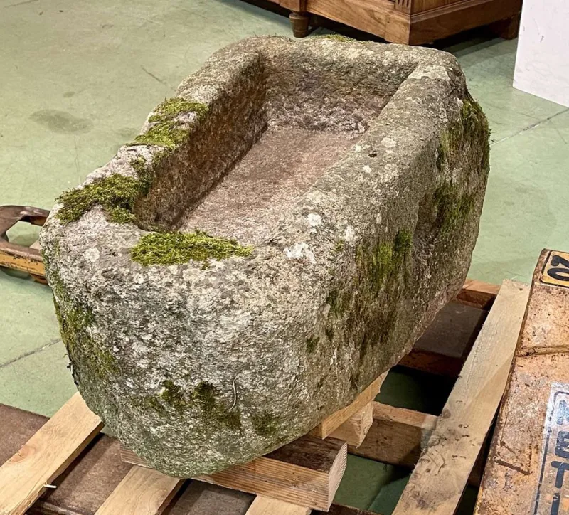 Pamono 19th Century Granite Trough> Garden Accessories