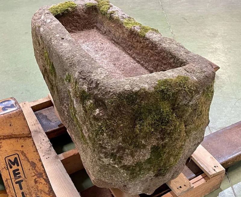 Pamono 19th Century Granite Trough> Garden Accessories