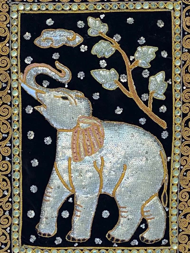 Pamono 20th Century Indian Fabric Panel> Architectural Elements