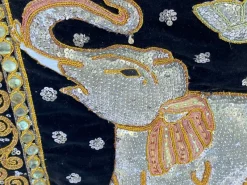 Pamono 20th Century Indian Fabric Panel><noscript><img width=