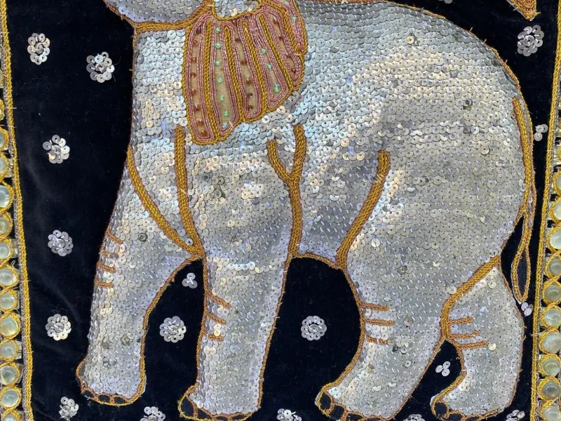 Pamono 20th Century Indian Fabric Panel> Architectural Elements