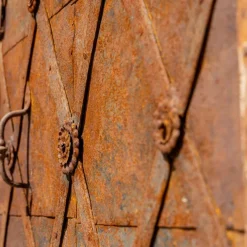 Discount Pamono 19th Century Iron Door with Arched Finish