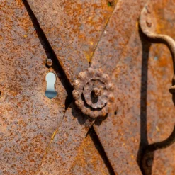 Discount Pamono 19th Century Iron Door with Arched Finish