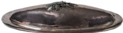 Pamono 19th Century Italian Handmade Silver-Plated Fish Tray from Cassetti><noscript><img width=