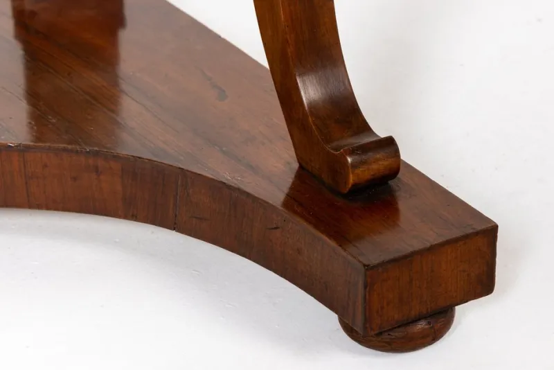 Pamono 19th Century Italian Walnut Console Tables, Set of 2
