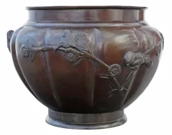 Pamono 19th Century Japanese Bronze Planter, 1890s> Planters And Jardiniere