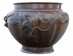 Pamono 19th Century Japanese Bronze Planter, 1890s><noscript><img width=