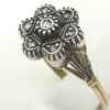 New Pamono 19th Century 19.2-Karat Gold Ring with Natural Diamonds