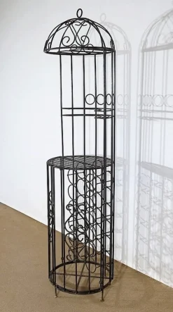Pamono 20th Century Kiosk Wrought Iron Wine Bar><noscript><img width=