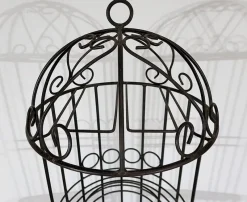 Pamono 20th Century Kiosk Wrought Iron Wine Bar><noscript><img width=
