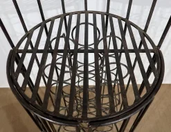 Pamono 20th Century Kiosk Wrought Iron Wine Bar><noscript><img width=