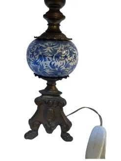 Pamono 20th Century Lamps in Ceramic and Bronze, Set of 2><noscript><img width=