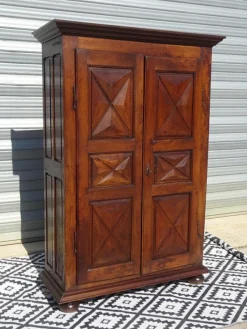 Pamono 19th Century Louis XIII Wardrobe><noscript><img width=