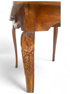 Pamono 18th Century Louis XV French Walnut Game Table Walnut, France, 1790s><noscript><img width=