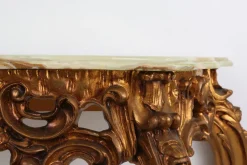 Discount Pamono 20th Century Louis Xv Style Console with Marble Top, France, 1970s