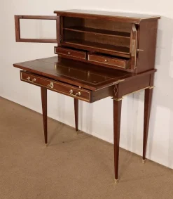 Pamono 19th Century Louis XVI Style Bonheur du Jour in Mahogany><noscript><img width=