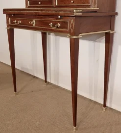 Pamono 19th Century Louis XVI Style Bonheur du Jour in Mahogany><noscript><img width=