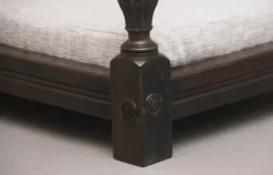 Pamono 19th Century Mahogany Dog Four Poster Bed, 1890s><noscript><img width=