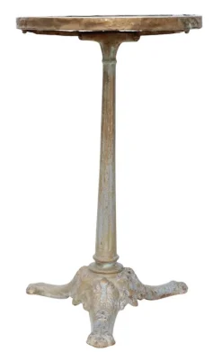 Outlet Pamono 19th Century Marble, Brass & Cast Iron Bistro Table, 1890s