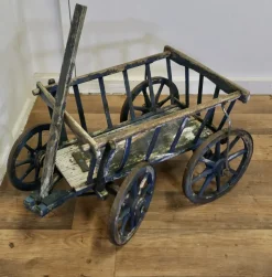 Pamono 19th Century Market Garden Hand Cart, 1890s><noscript><img width=