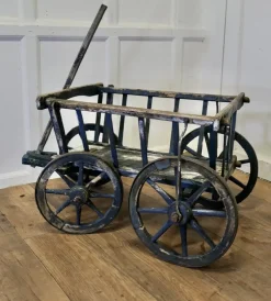 Pamono 19th Century Market Garden Hand Cart, 1890s><noscript><img width=