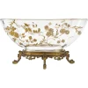 New Pamono 19th Century Napoleon III Crystal Bowl with Bronze Mounting from Baccarat