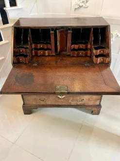 Discount Pamono 17th Century Oak Bureau with Interior, 1680s