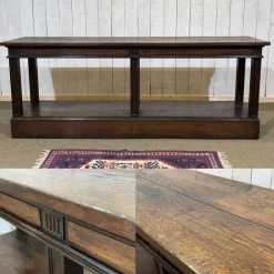 Outlet Pamono 19th Century Oak Drapers Table