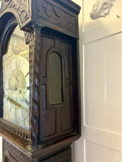 Pamono 18th Century Oak Longcase Clock, 1780s><noscript><img width=