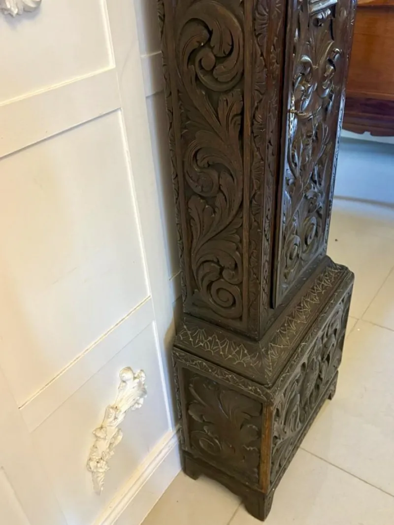 Pamono 18th Century Oak Longcase Clock, 1780s> Clocks