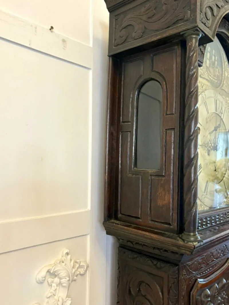 Pamono 18th Century Oak Longcase Clock, 1780s> Clocks