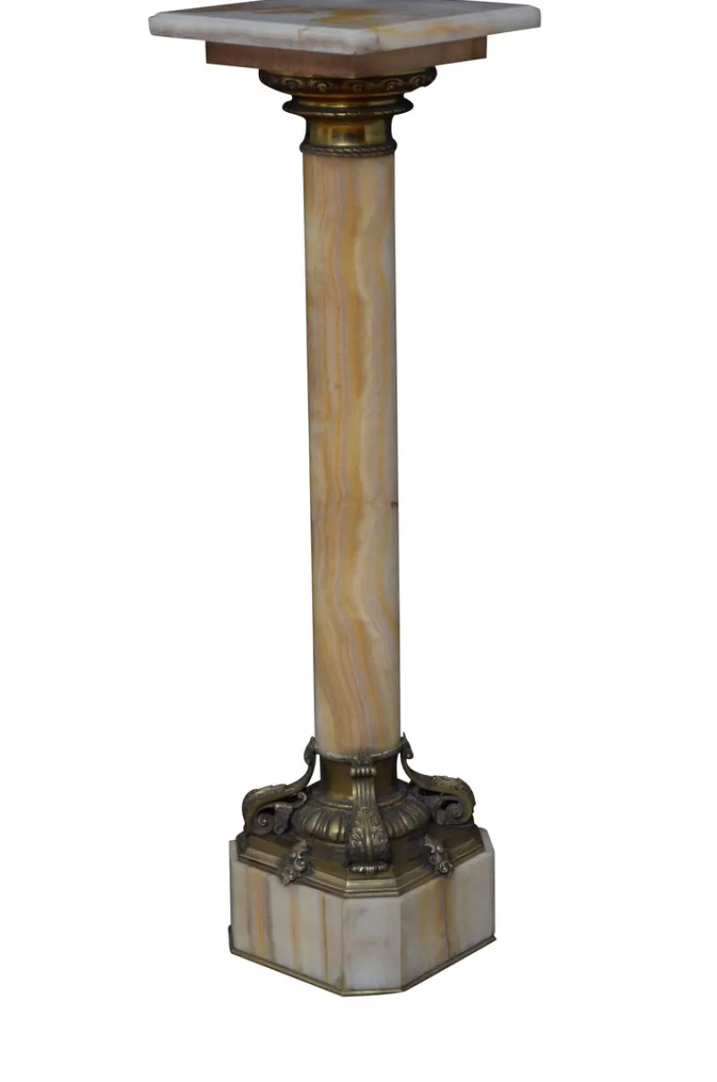 Hot Pamono 19th Century Onyx Column