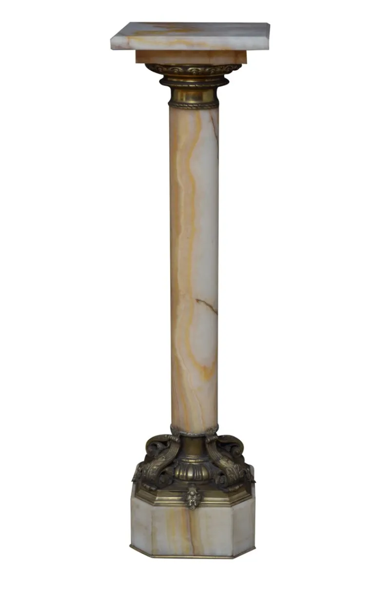 Hot Pamono 19th Century Onyx Column