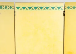 Pamono 20th Century Painted Wooden Folding Screen with 5 Panels><noscript><img width=