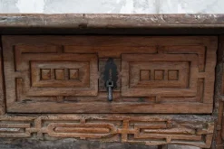 Pamono 17th Century Philip IV Spanish Table with Carved Herrerian Decor><noscript><img width=